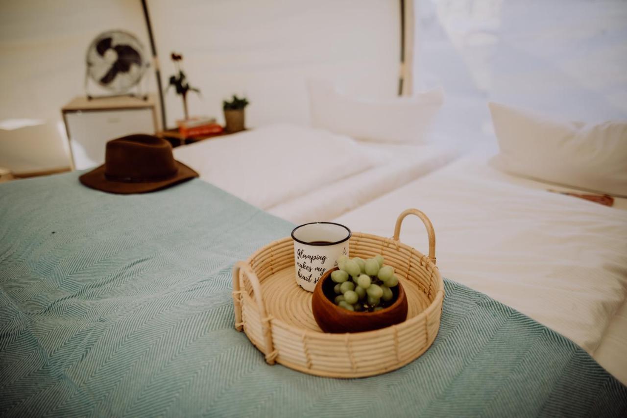 raus und gut Glamping am Gräbendorfer See Drebkau Exterior foto