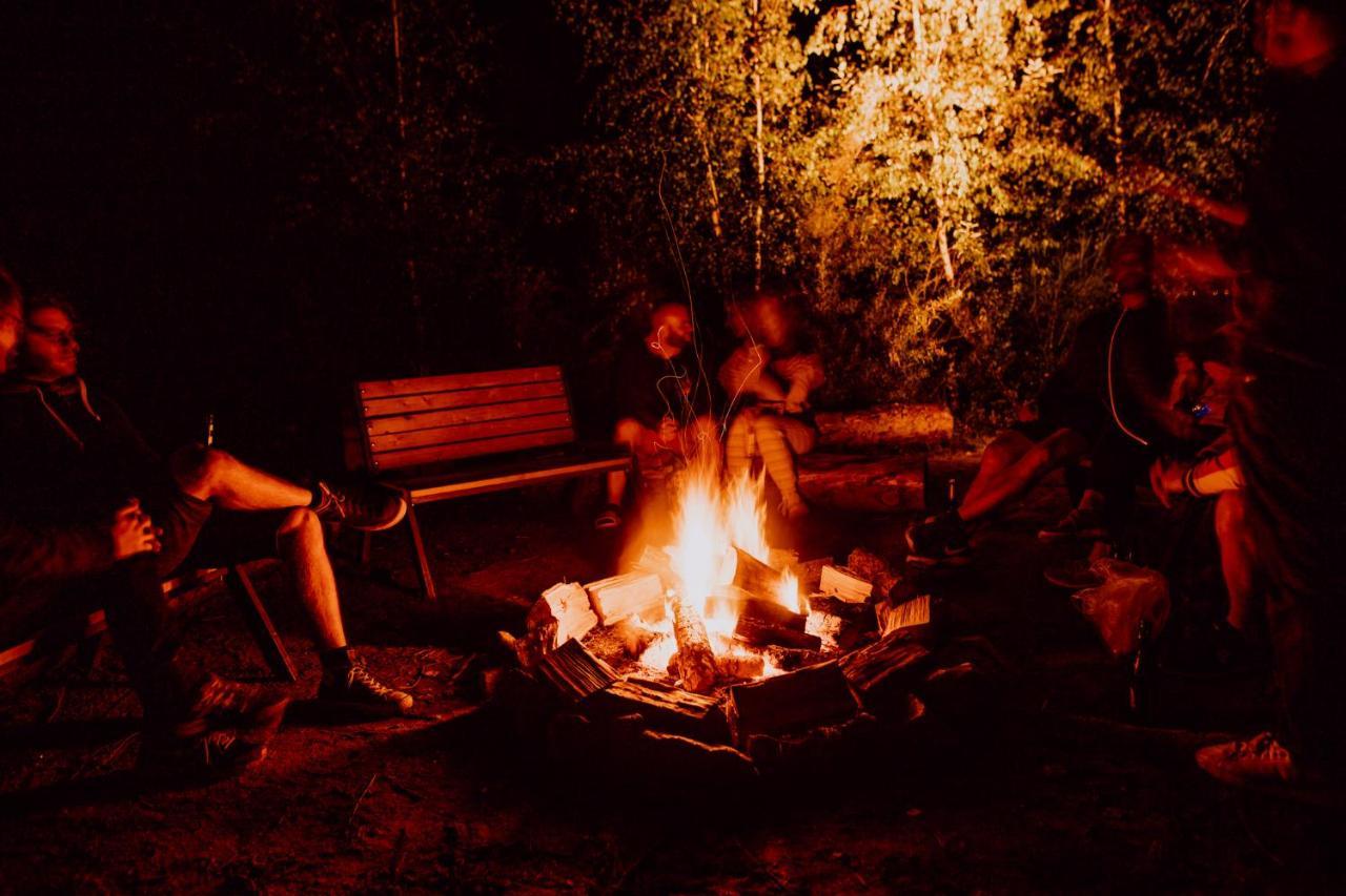 raus und gut Glamping am Gräbendorfer See Drebkau Exterior foto