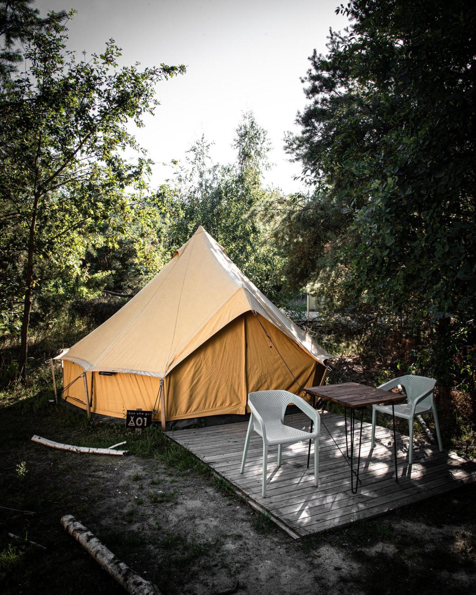 raus und gut Glamping am Gräbendorfer See Drebkau Exterior foto