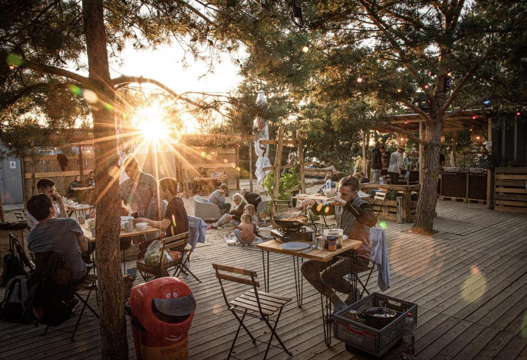 raus und gut Glamping am Gräbendorfer See Drebkau Exterior foto