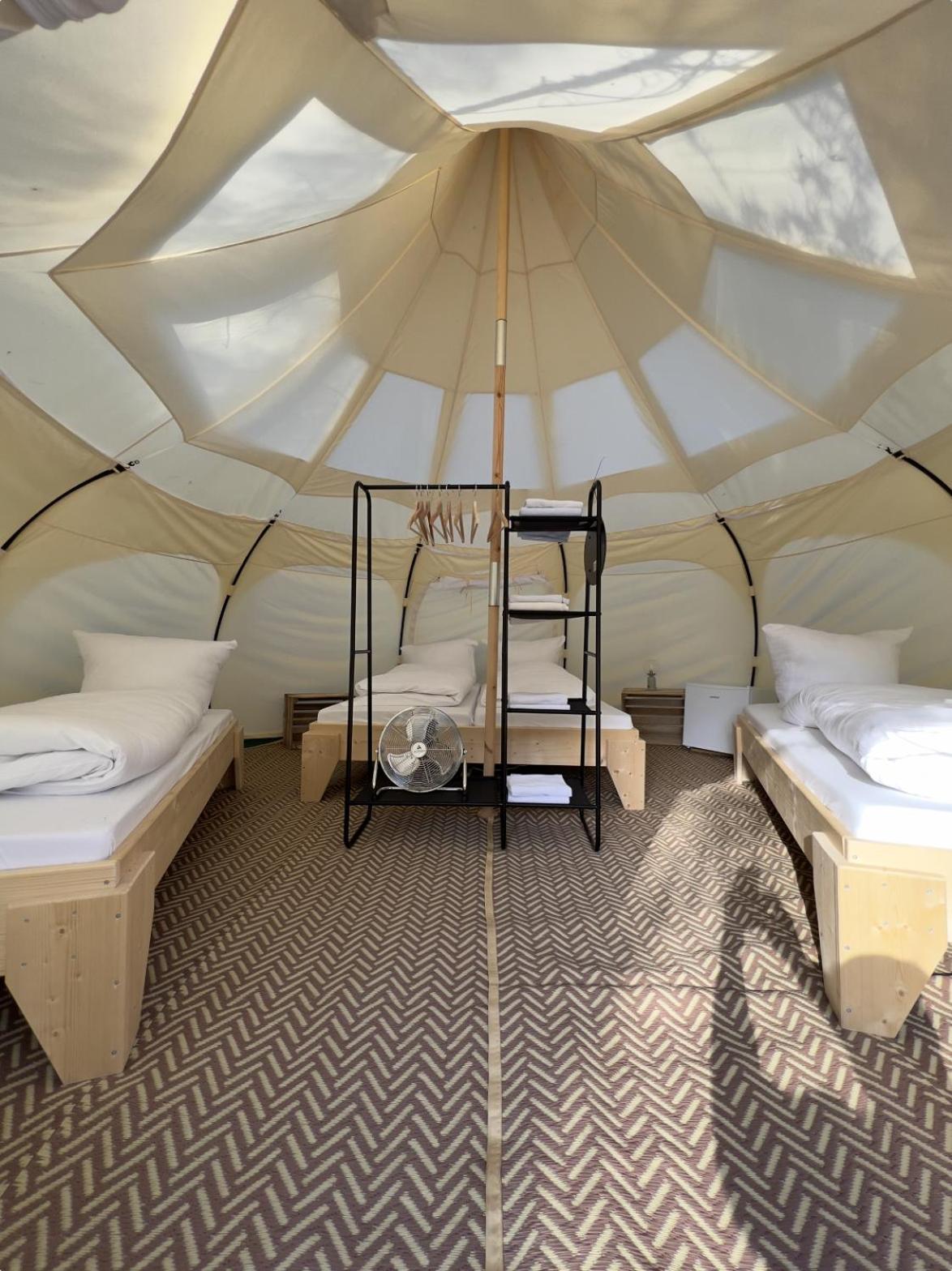 raus und gut Glamping am Gräbendorfer See Drebkau Exterior foto