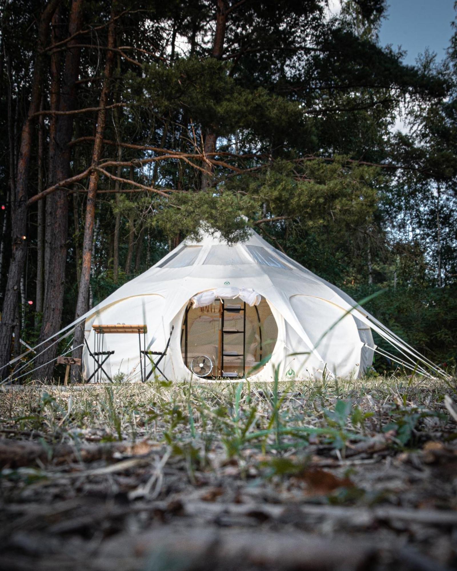 raus und gut Glamping am Gräbendorfer See Drebkau Exterior foto