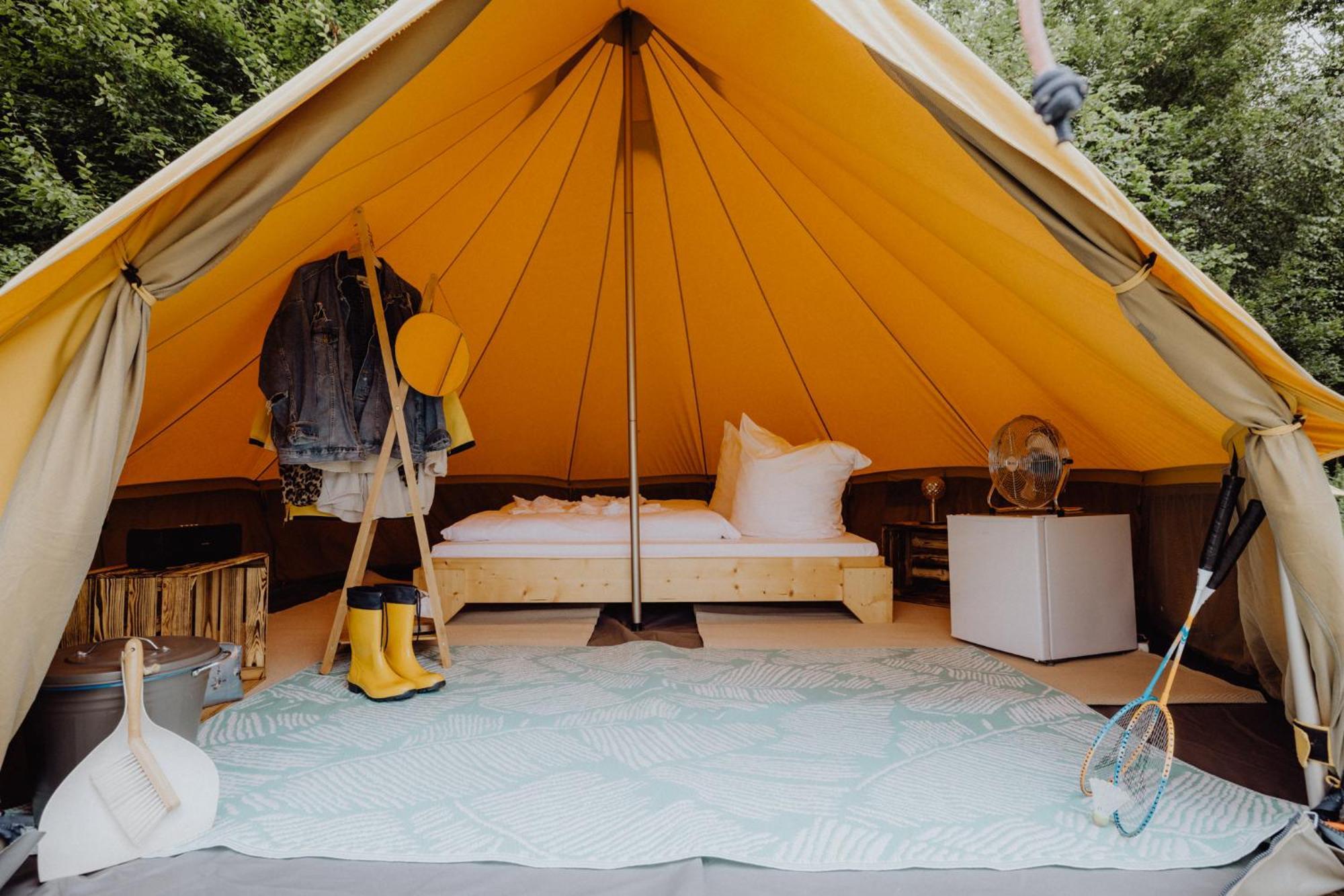 raus und gut Glamping am Gräbendorfer See Drebkau Exterior foto