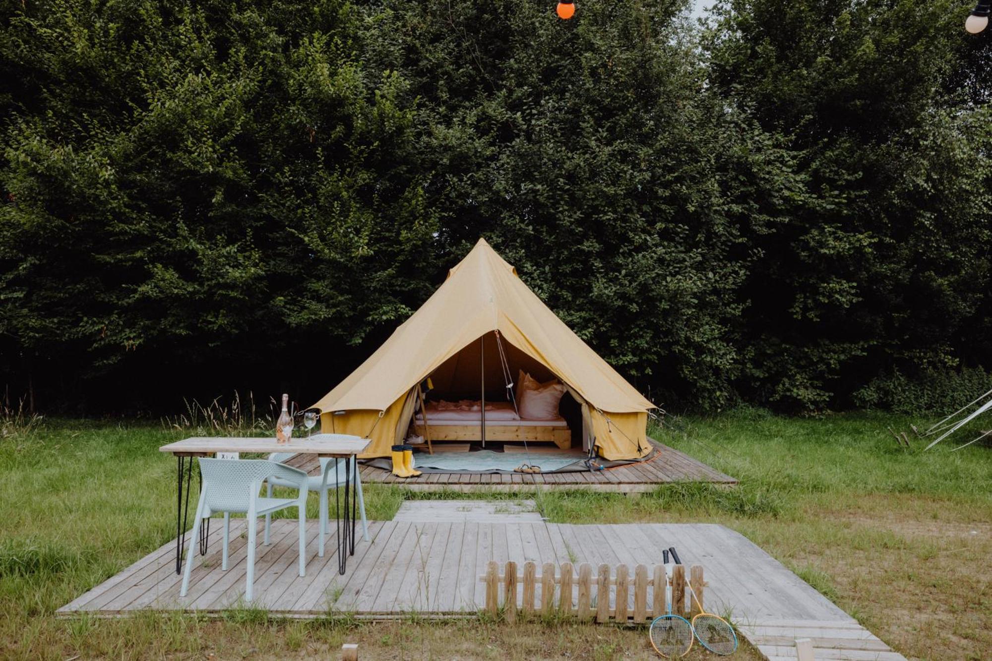 raus und gut Glamping am Gräbendorfer See Drebkau Exterior foto