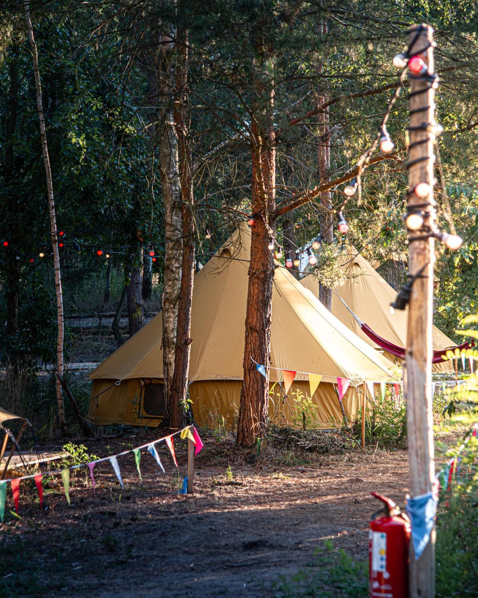 raus und gut Glamping am Gräbendorfer See Drebkau Exterior foto